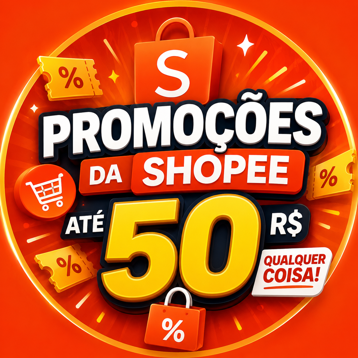 Tudo em promoção da Shoppe